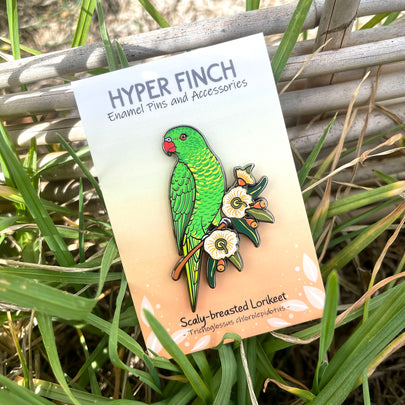 Scaly-breasted Lorikeet Enamel Pin