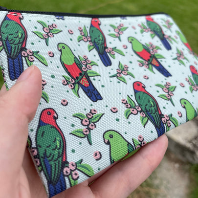 King Parrot Pencil Case