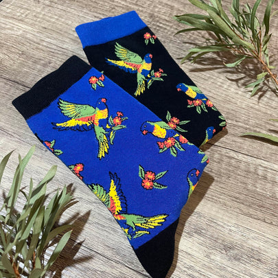 Rainbow Lorikeet Socks