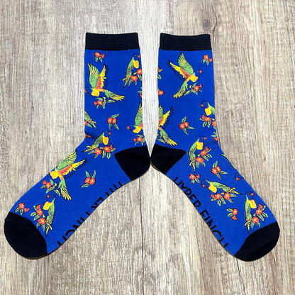 Rainbow Lorikeet Socks