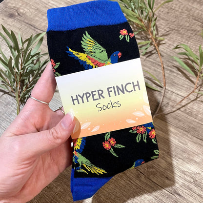 Rainbow Lorikeet Socks