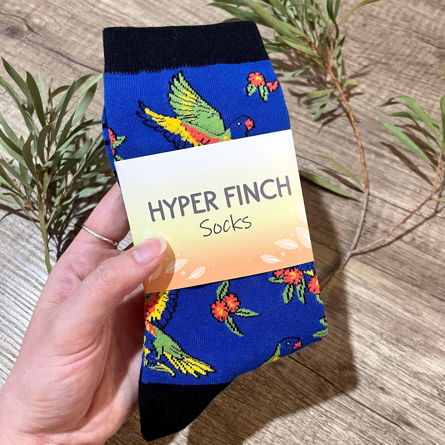 Rainbow Lorikeet Socks