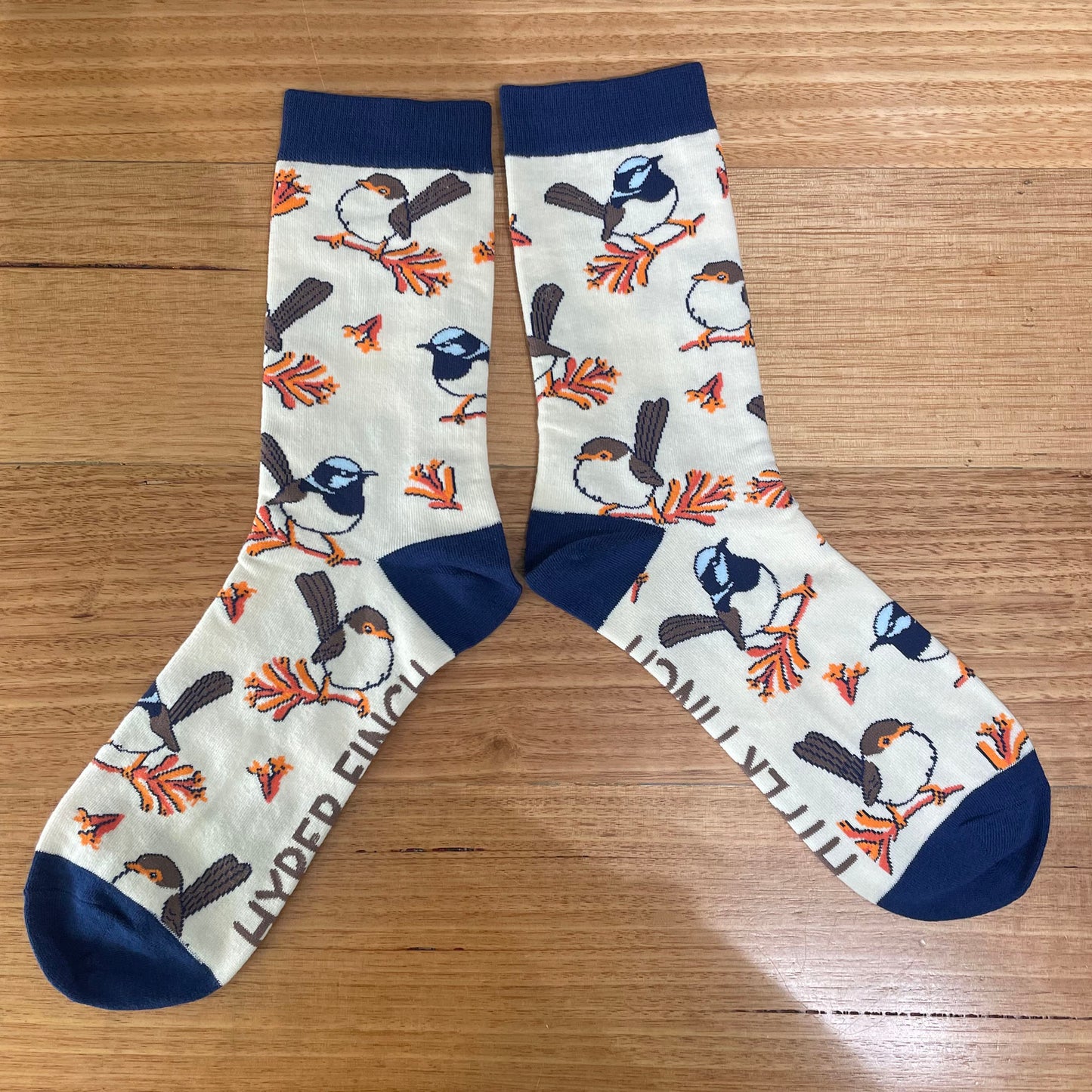 Superb Fairywren Socks
