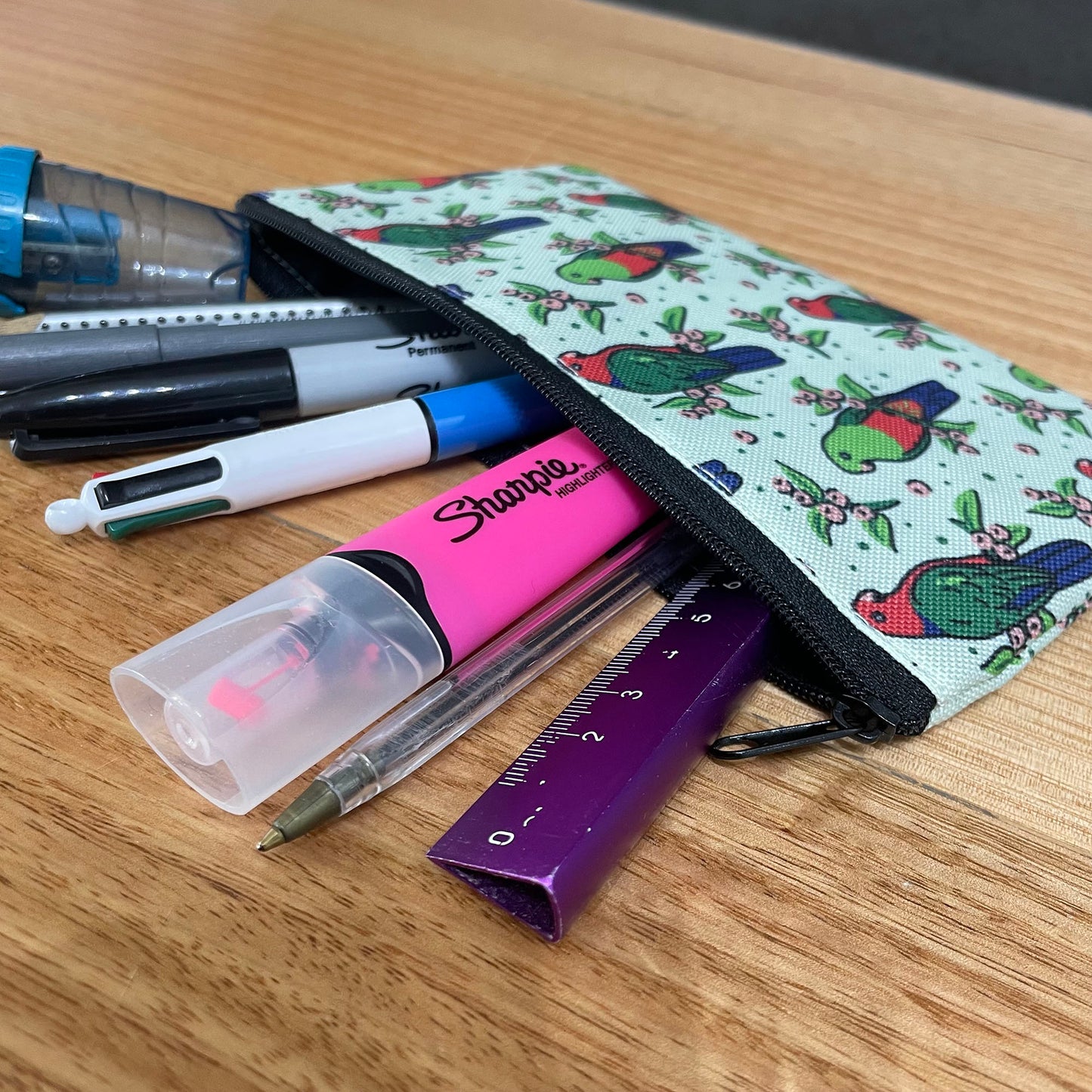 King Parrot Pencil Case