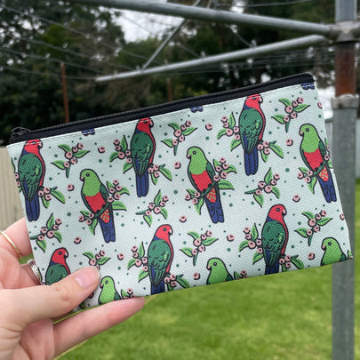 King Parrot Pencil Case