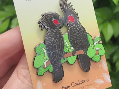 Palm Cockatoos Enamel Pin
