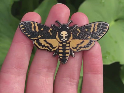 Death's-head Hawkmoth Enamel Pin