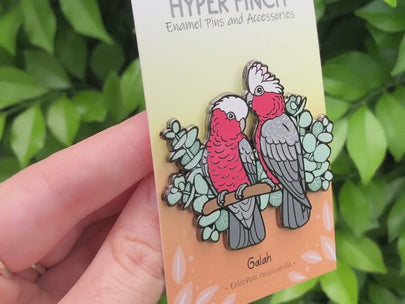 Galahs / Rose-breasted Cockatoos Enamel Pin