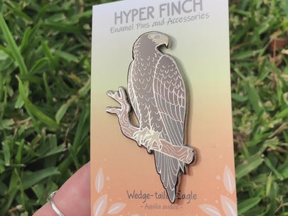 Wedge-tailed Eagle Enamel Pin