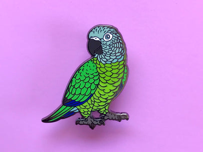 Dusky Headed Conure Enamel Pin
