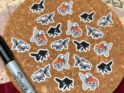Goldfish Mini Sticker Pack (20 pack)