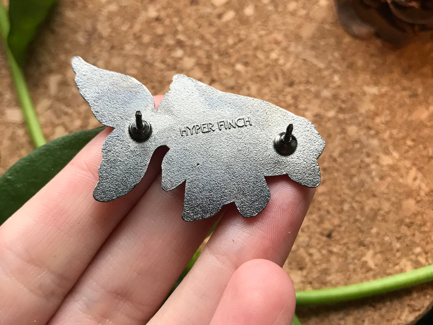 Shubunkin Goldfish Enamel Pin