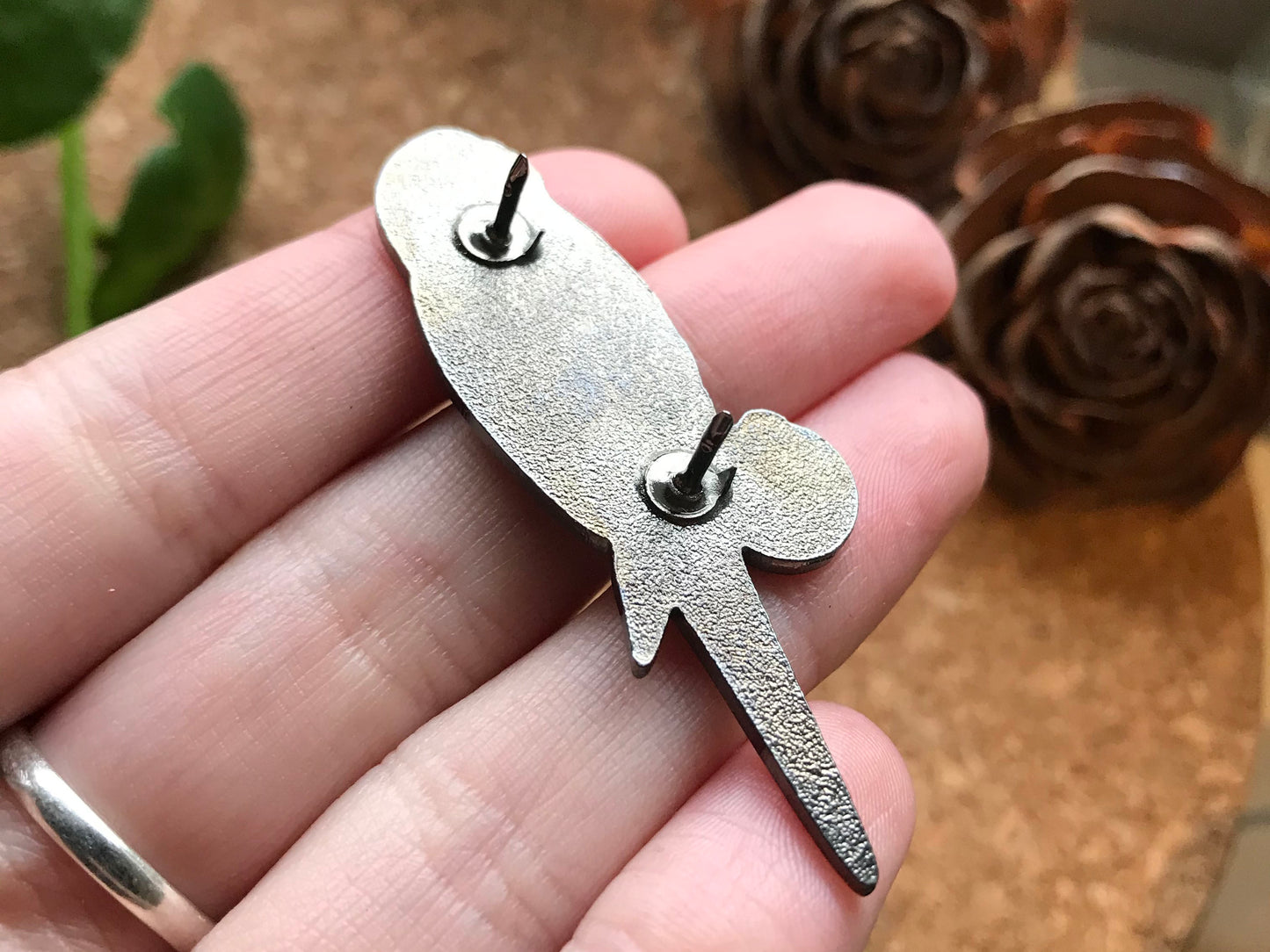 Blueberry The Budgerigar Enamel Pin