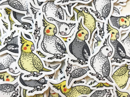Mixed Cockatiel Mini Sticker Pack (20 pack)