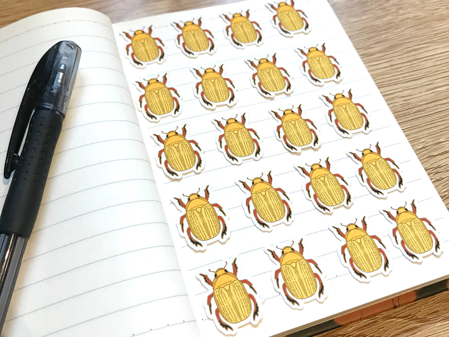 Christmas Beetle Mini Sticker Pack (20 pack)