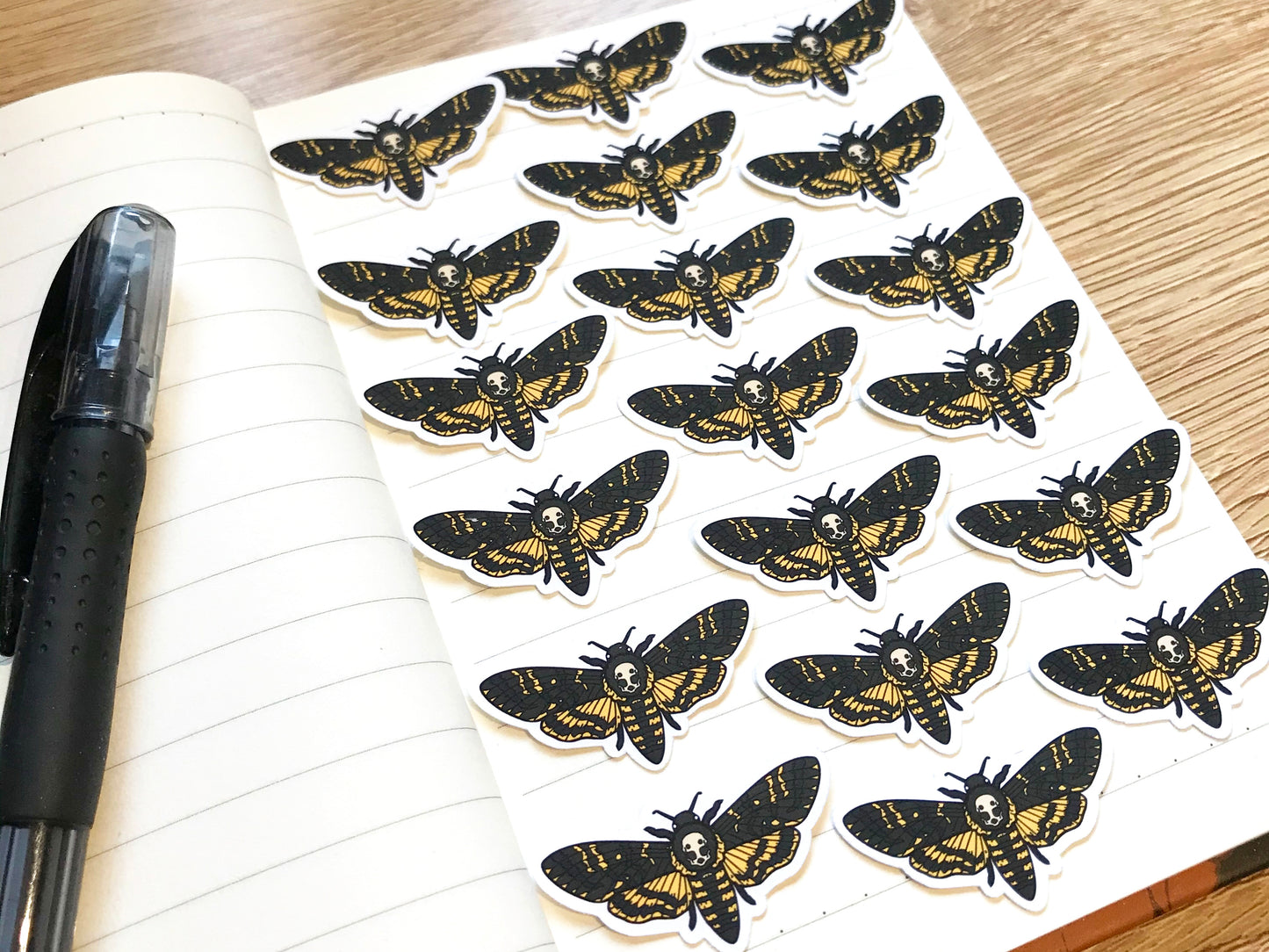 Death's-head Hawkmoth Mini Sticker Pack (20 pack)