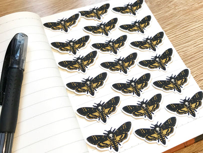 Death's-head Hawkmoth Mini Sticker Pack (20 pack)