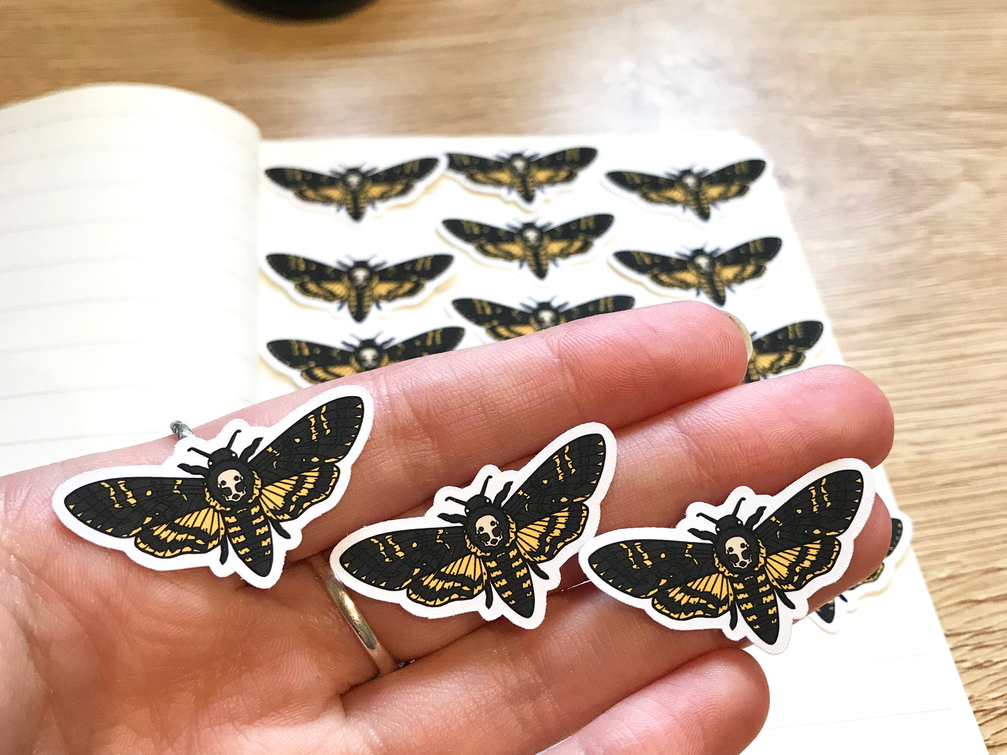 Death's-head Hawkmoth Mini Sticker Pack (20 pack)
