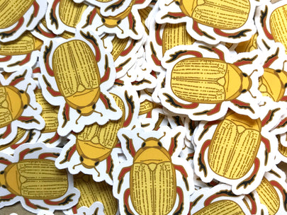 Christmas Beetle Mini Sticker Pack (20 pack)