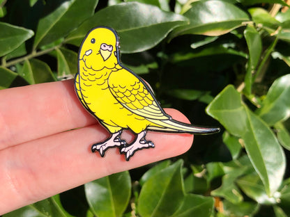 Budgerigar Enamel Pin