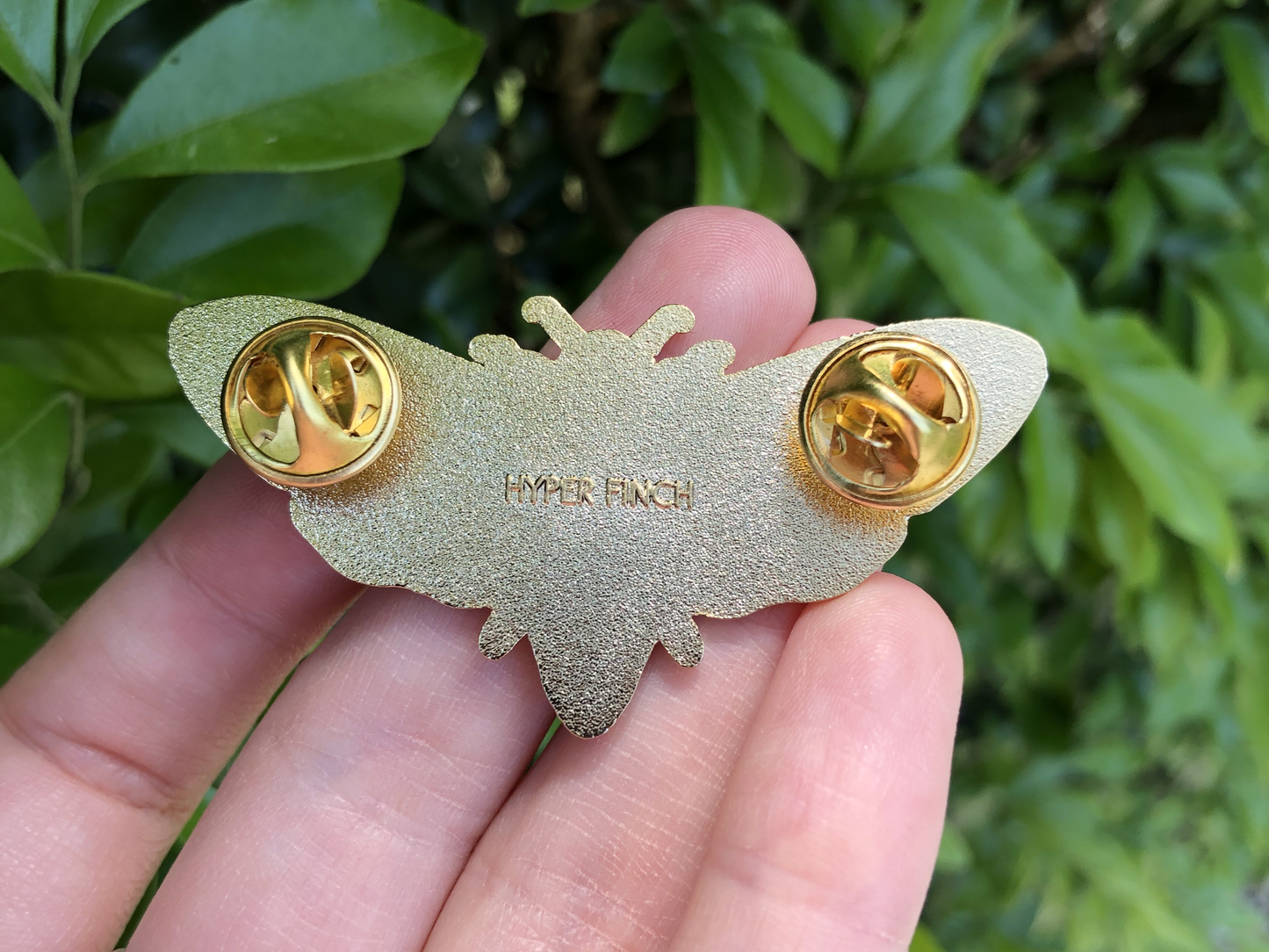 Death's-head Hawkmoth Enamel Pin (Gold Variant)