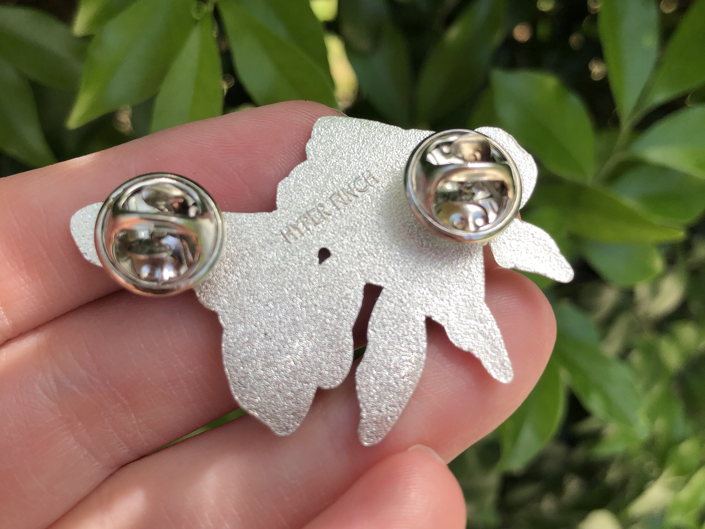 Black Moor Goldfish Pin (Silver Variant)