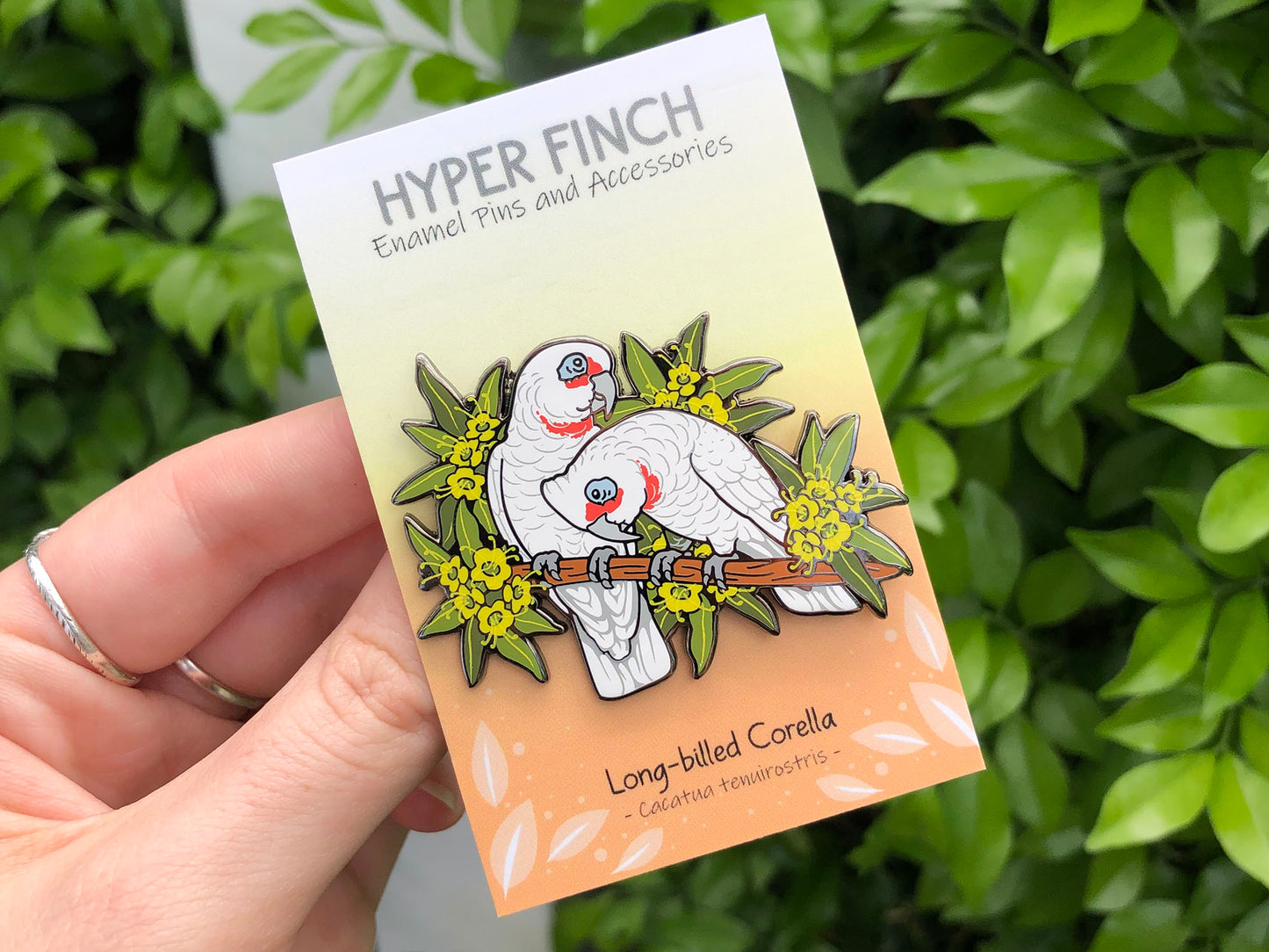 Long-billed Corellas Enamel Pin