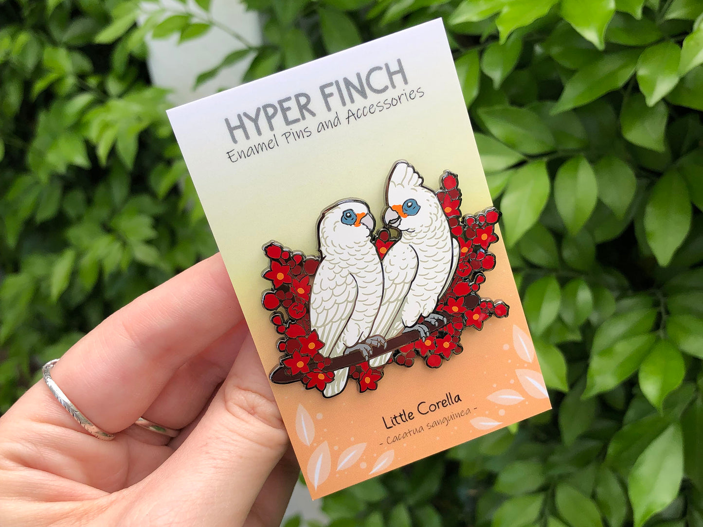 Little Corellas Enamel Pin