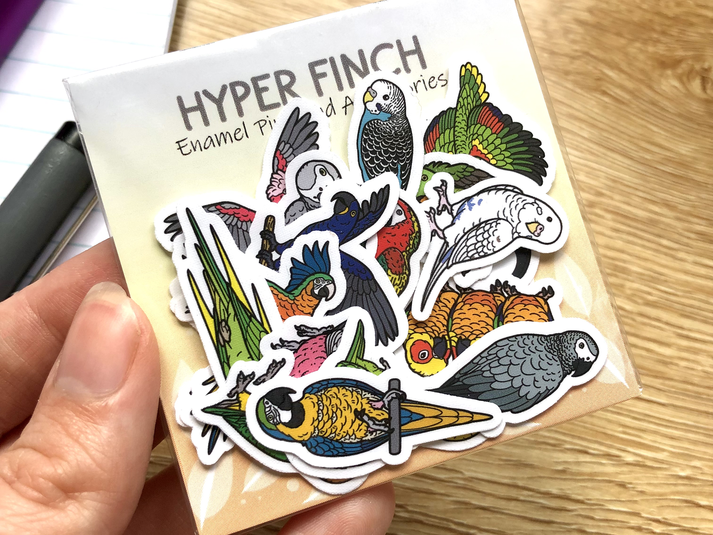 Hyper Finch x BirdTricks Mini Sticker Pack (20 pack)