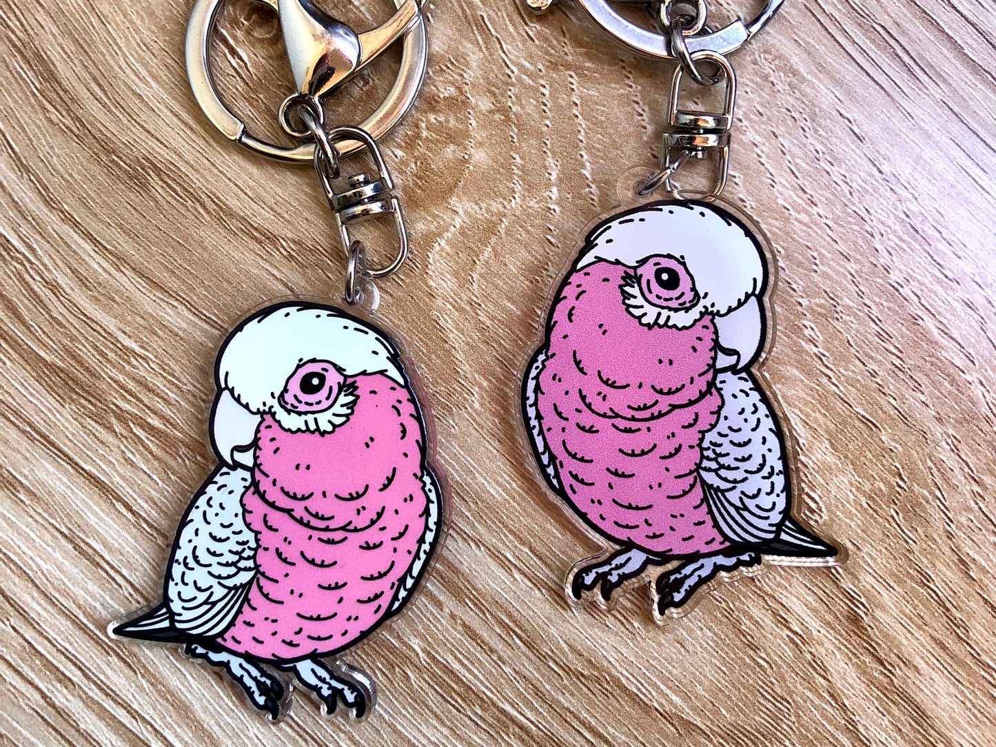 Bandit the Galah Keychain
