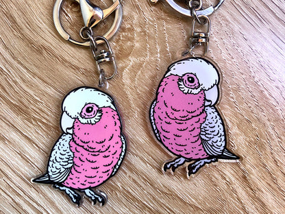 Bandit the Galah Keychain