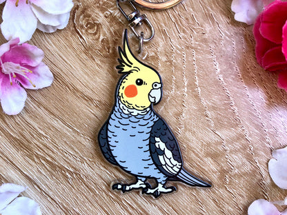 Cockatiel Keychain