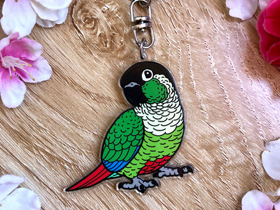 Green-cheeked Conure Keychain