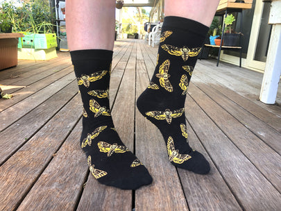 Death's-head Hawkmoth Socks