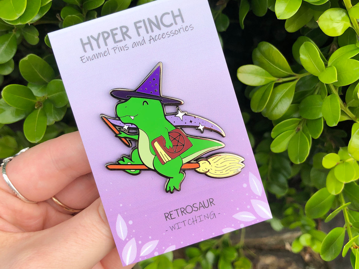 Retrosaur Witching Enamel Pin