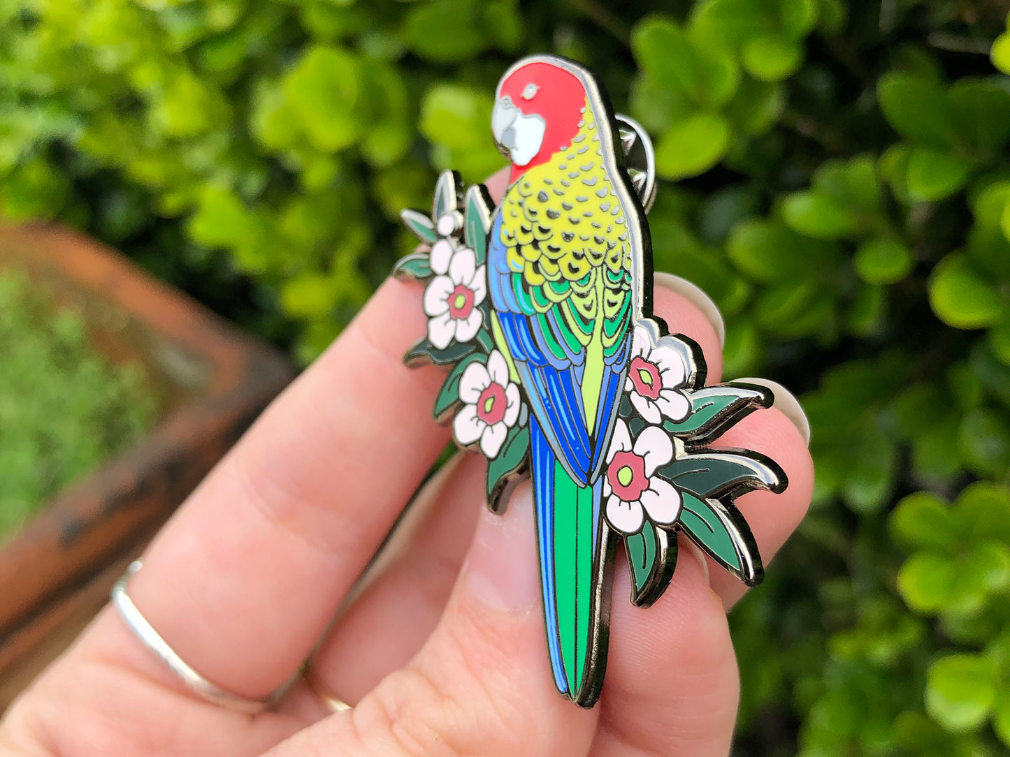 Eastern Rosella Enamel Pin