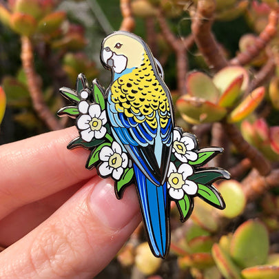 Pale-headed Rosella Enamel Pin