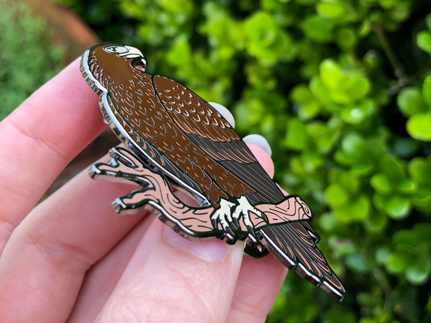 Wedge-tailed Eagle Enamel Pin