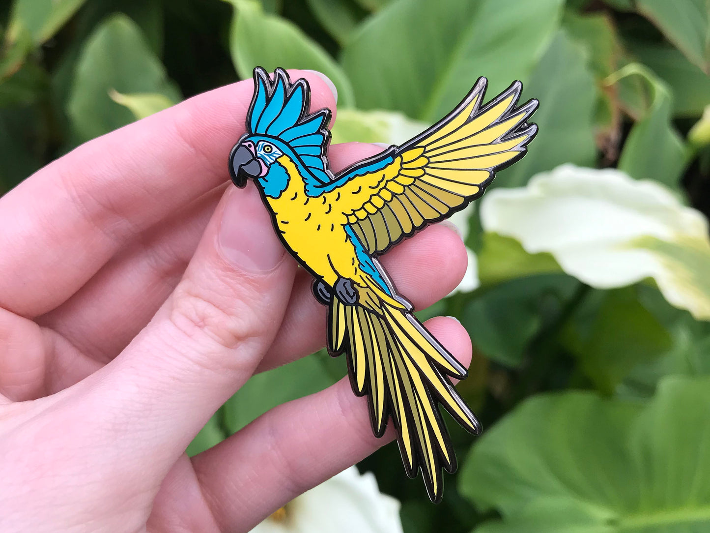 Jinx The Blue Throated Macaw Enamel Pin