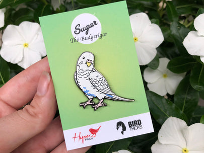 Sugar The Budgerigar Enamel Pin
