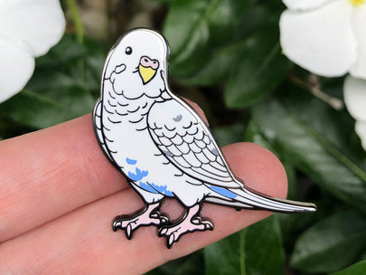 Sugar The Budgerigar Enamel Pin