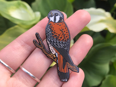 American Kestrel Enamel Pin