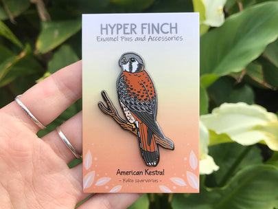 American Kestrel Enamel Pin