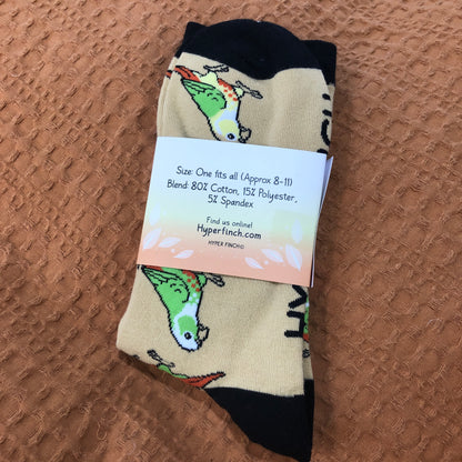 Green-cheeked Conure Socks