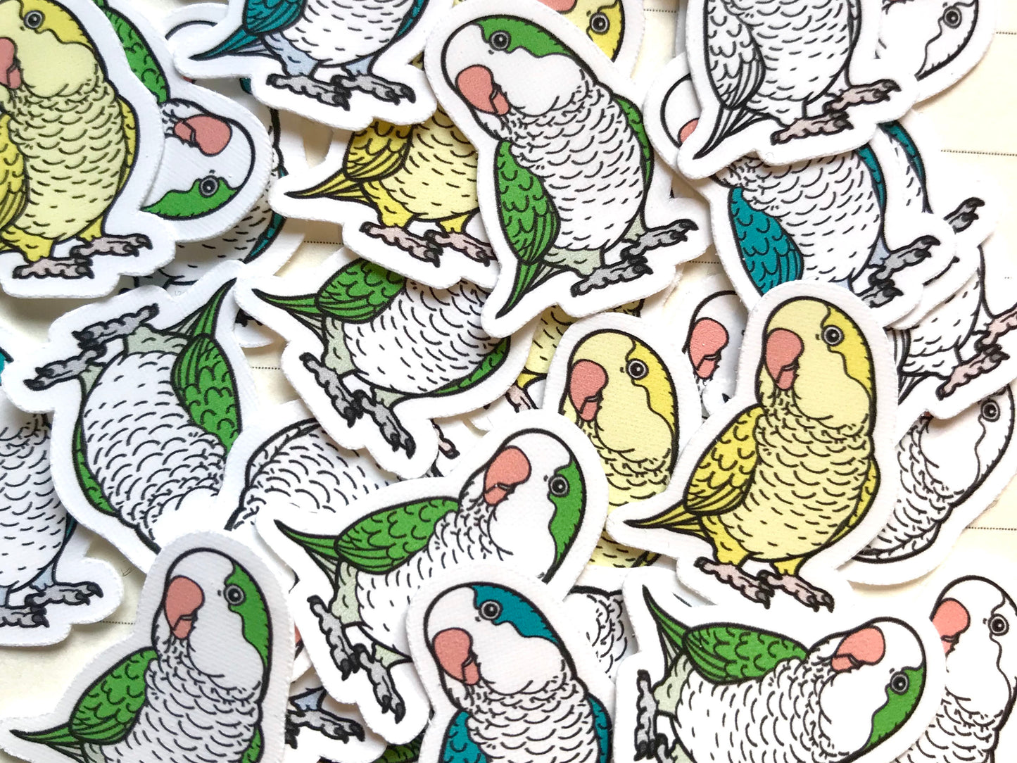 Mixed Quaker Parrot Mini Sticker Pack (20 pack)