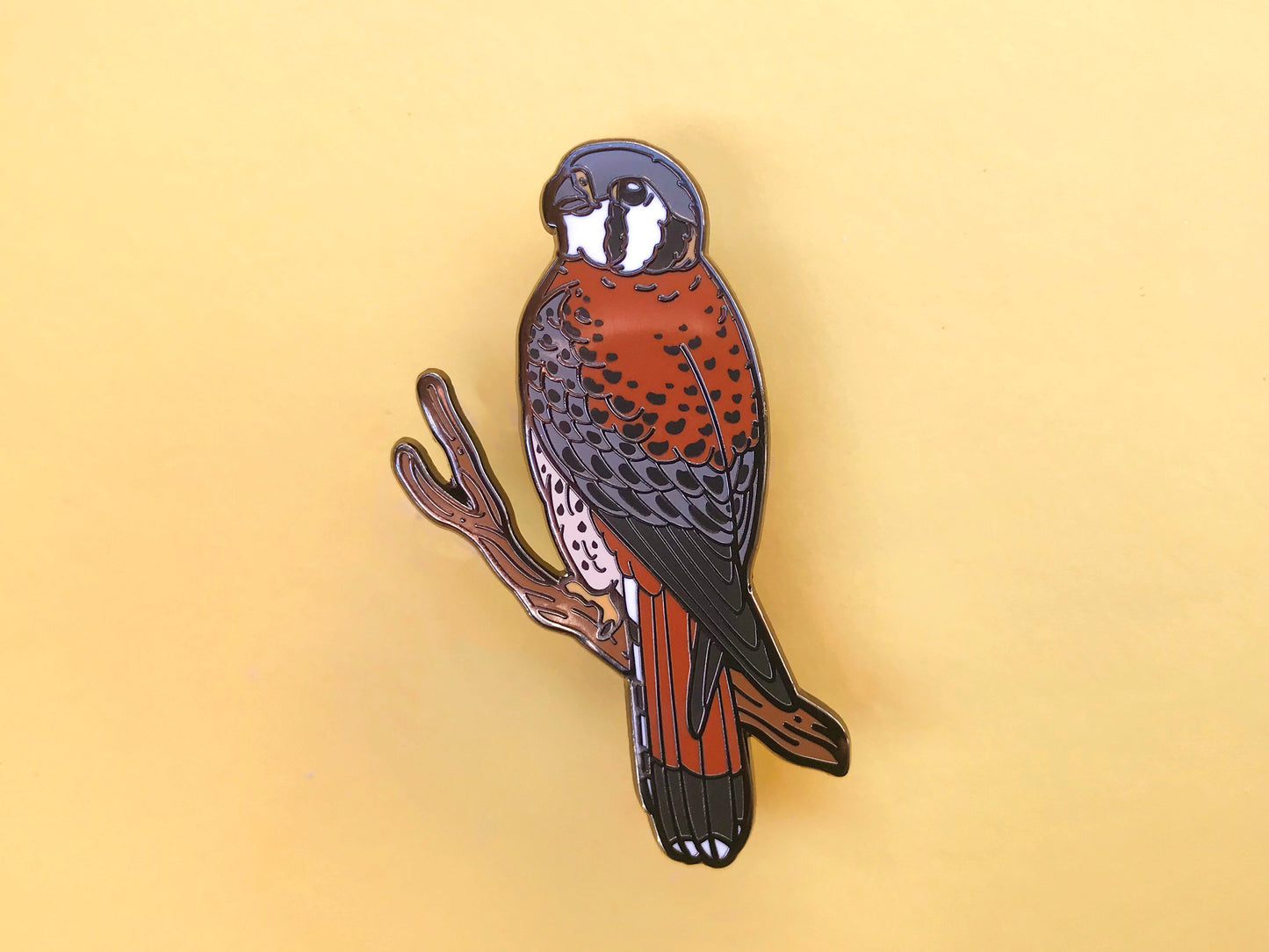 American Kestrel Enamel Pin