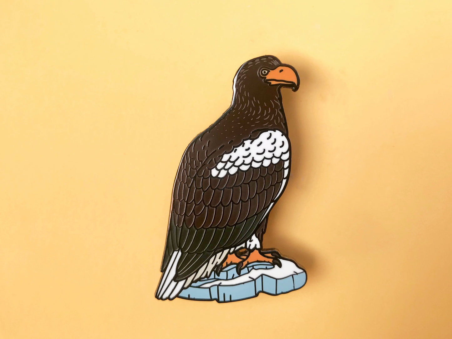 Steller's Sea Eagle Enamel Pin