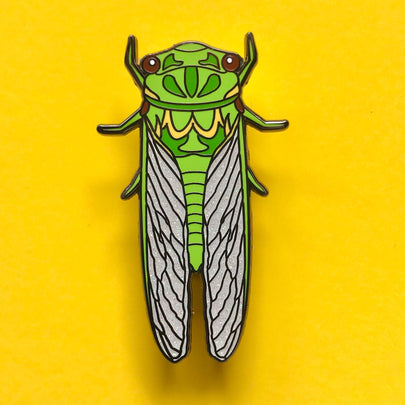 Green Grocer Cicada Enamel Pin