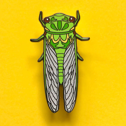 Green Grocer Cicada Enamel Pin