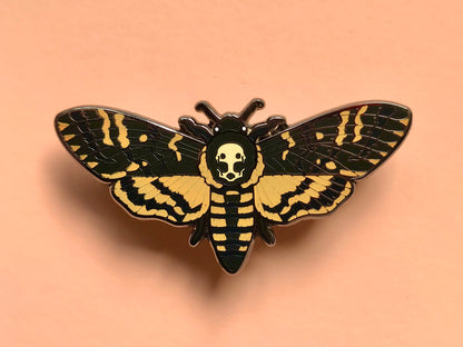 Death's-head Hawkmoth Enamel Pin